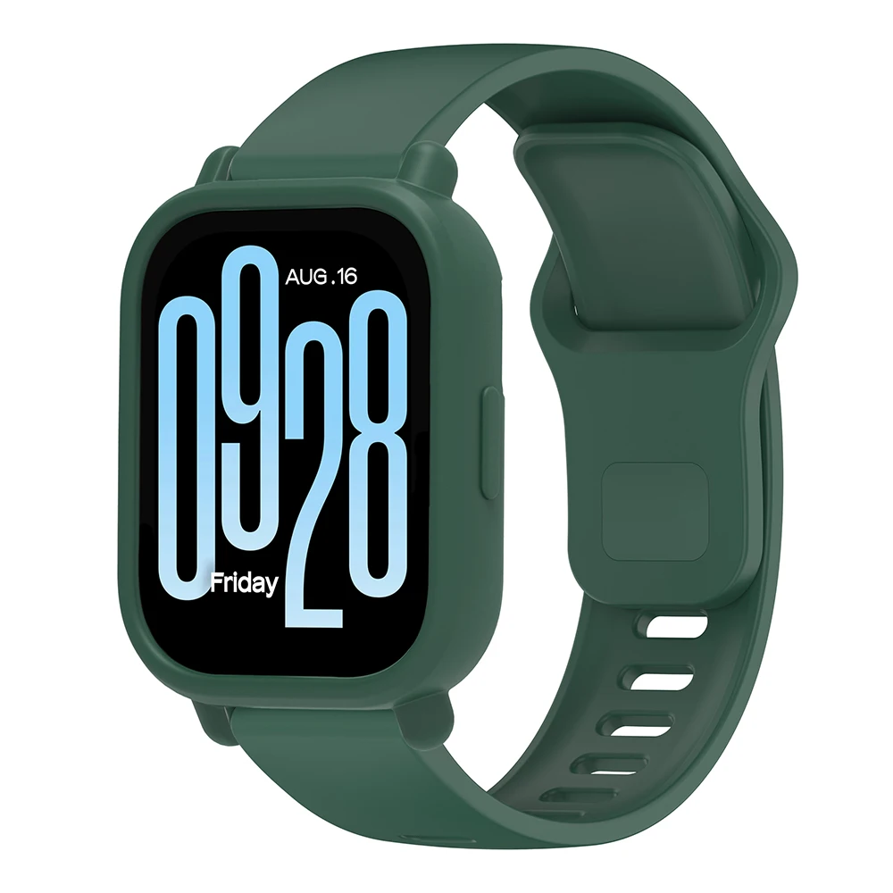 Correa de silicona para Redmi Watch 5 Active Smart Watch Band + funda protectora Shell - imagen 4