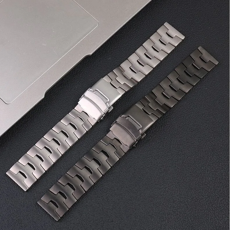 Correa de reloj de titanio de 22mm para Blackview W90 Pro Smartwatch pulsera de lujo para Blackview W80Pro W50 W50 Pro/X20/W60/W70 Pro Band - imagen 3