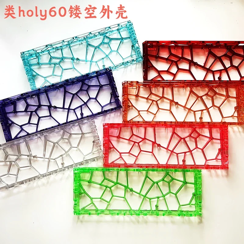 Funda de teclado hueca Holy60/GH60, carcasa de teclado transparente personalizada Mad60 Win60 GT60 Wooting60, funda para PC Gamer, regalos de teclado DIY - imagen 2