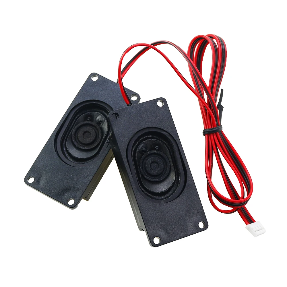 Altavoz portátil de Audio, amplificador de potencia clase D, sonido 2,0, sistema de alta fidelidad, cine en casa, LCD, TV, 2 unidades por juego, 4 Euro, 3W - imagen 2