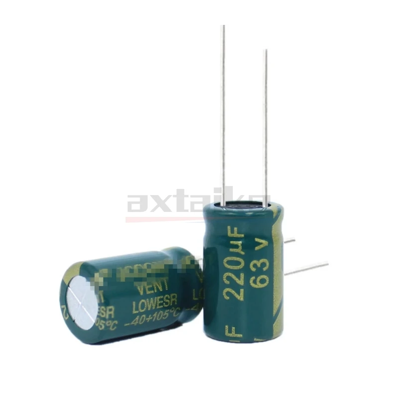 5-50 Uds 220UF 10V 16V 25V 35V 50V 63V 100V 160V 250V 400V450V 6*12/8*12/10*20/13*20 condensador electrolítico de baja frecuencia ESR - imagen 5