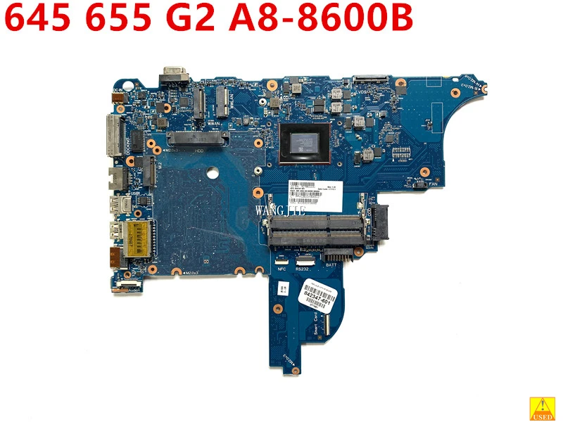 Placa base para HP ProBook 645, 655, G2, A8-8600B, 842347-001, 842347-501, 842347-601, 6050A2723801-MB-A02, 100%, completamente probada