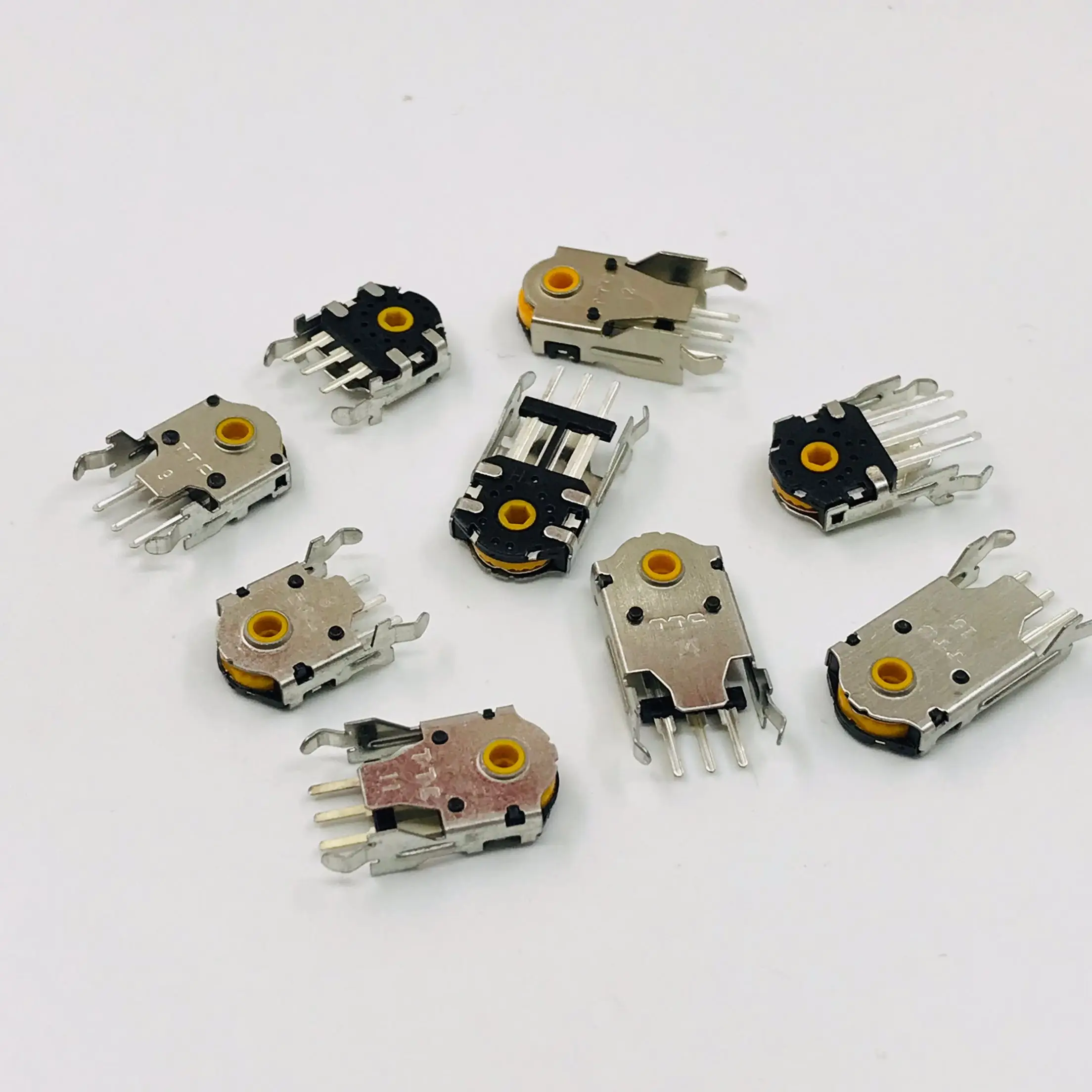 TTC 7mm-8-9mm-10-11-12-13-14-15-16mm nuevo codificador de rueda dorada de desplazamiento de ratón giratorio con marca de orificio de 1,74mm, fuerza de 20-40g para ratón de PC - imagen 3