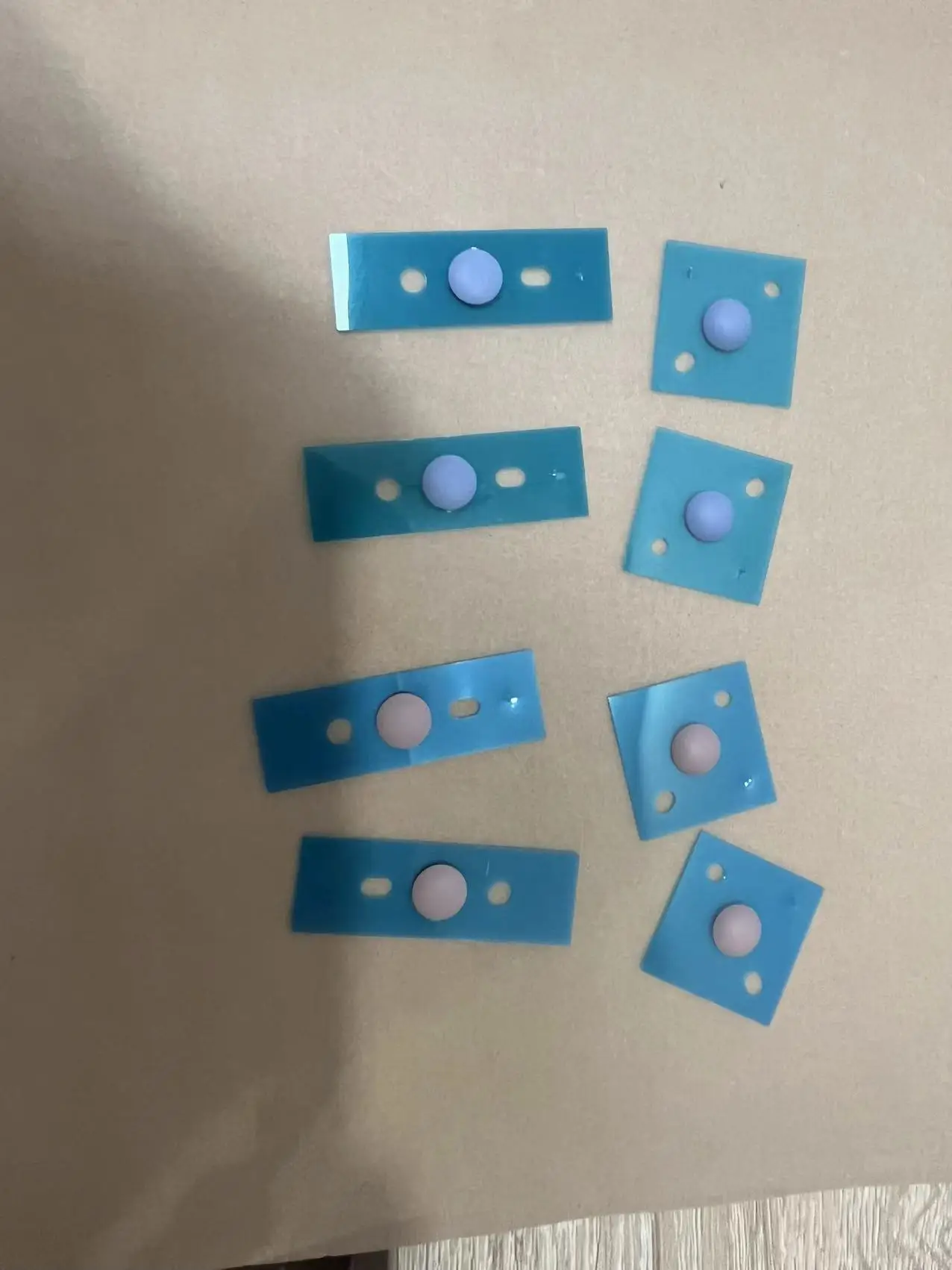 4 Uds nueva almohadilla de pies de goma Original para superficie portátil 3 4 5 almohadilla antideslizante pies cubierta de Base inferior reemplazo azul y oro rosa