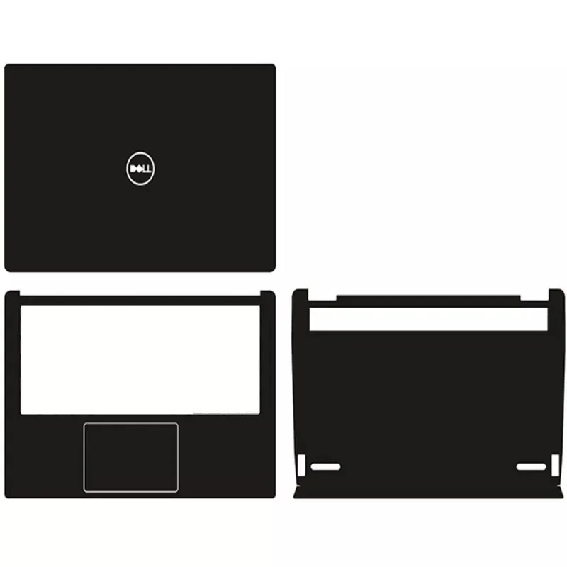 Precortado 1xTop + 1xPalmrest + 1x cubierta adhesiva de piel inferior para Dell XPS 13 9300 9310 Inspiron 7400 13 7373 5390 15 7570 7573 7590 7591 - imagen 5