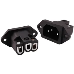 Conector IEC 3 pines para alimentación CA - Montaje en panel Hi-Fi DIY