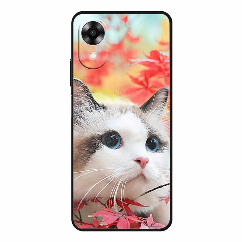 Funda para Oppo A17k, carcasa trasera de silicona, bonita, Lobo encantador, Oppo A17k A17 k, funda blanda A 17 K - imagen 3