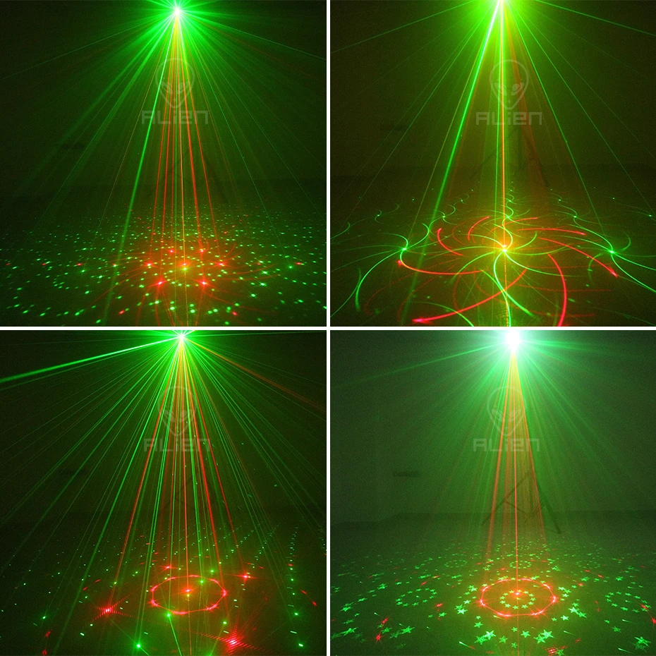 Máquina de Luces LED RGB con Activación por Sonido – Proyector Láser para Discoteca - imagen 5