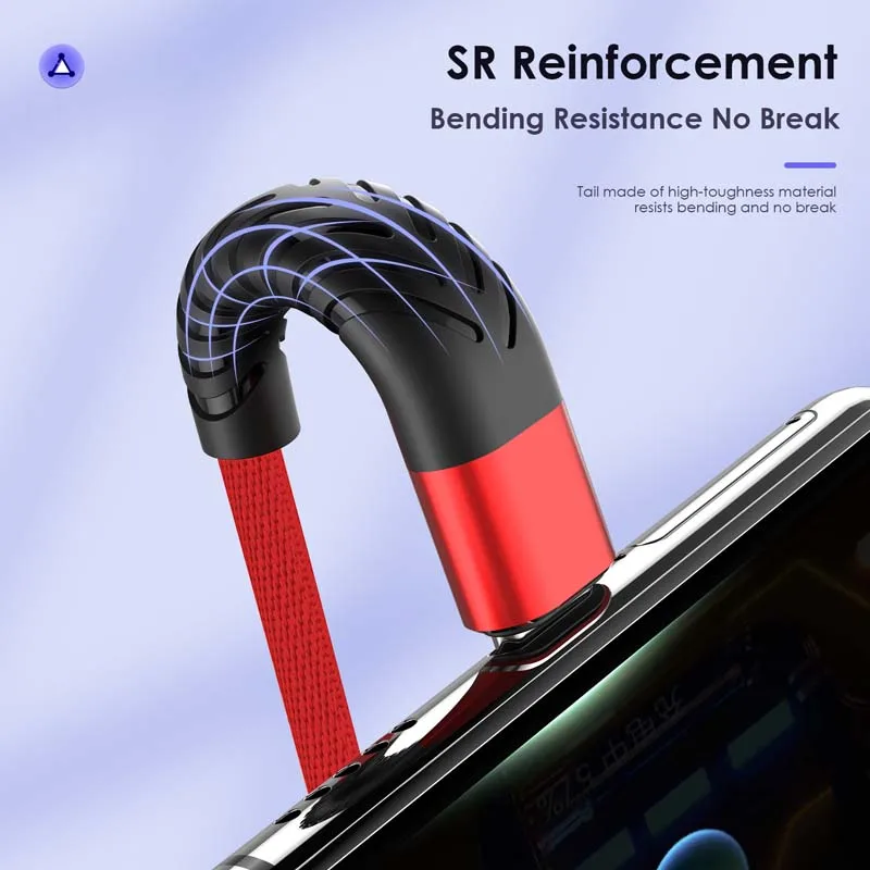 Cable de carga súper rápida USB a tipo C, cargador de teléfono móvil de 100W para Samsung, Huawei, Xiaomi, 0,25 m, 1m, 2m, 3m, Cable de datos de nailon - imagen 4