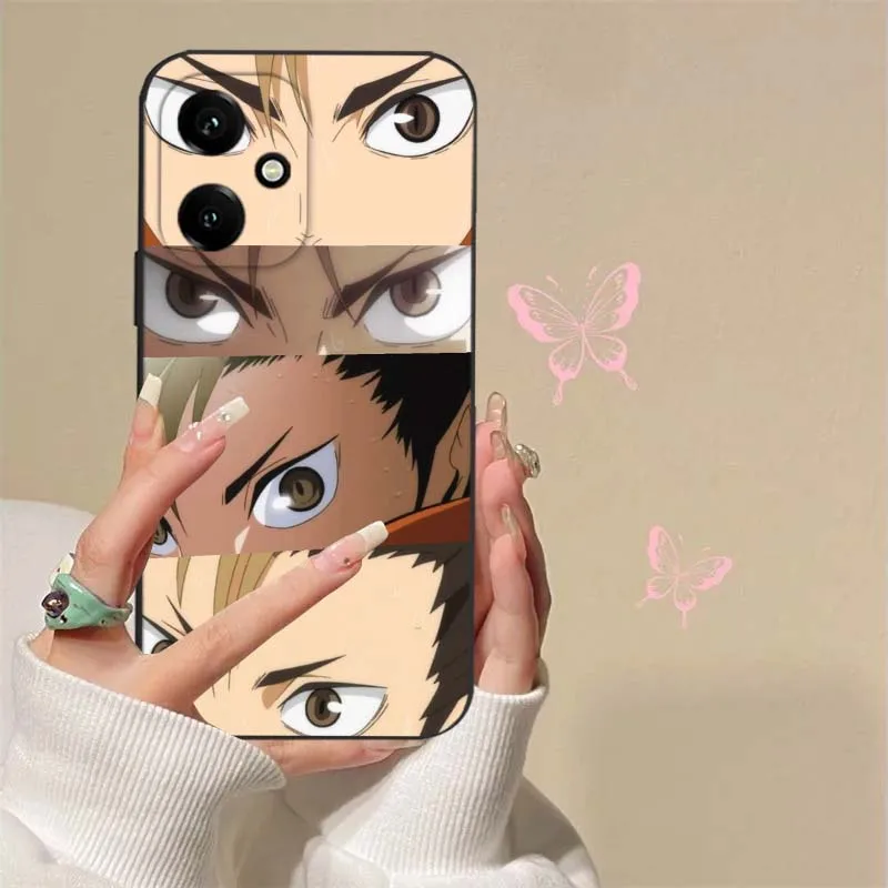 Funda de Anime Nishinoya Yuu para Honor Play 5T 50 4T 40 4 3 30 20 Magic 7 6 5 Lite Pro Plus Youth 5G funda de teléfono negra - imagen 5