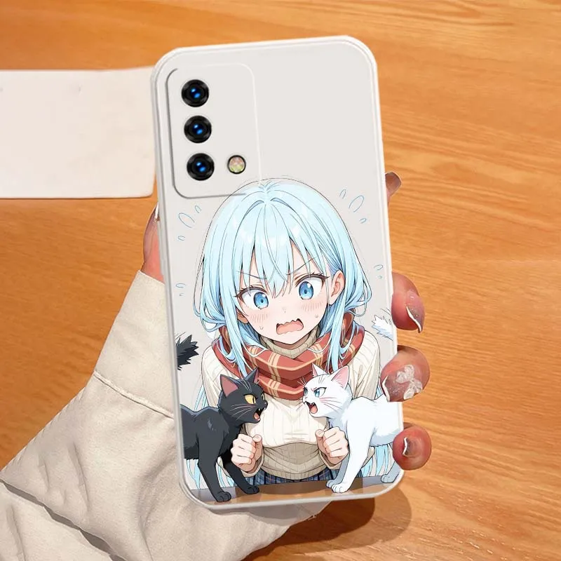 Funda de Anime FanArt Girl para OPPO Ace2 A98 A96 A95 A94 A92 A9 A80 A78 A77 A76 A74 A73 A72 A60 A6 Pro - imagen 5