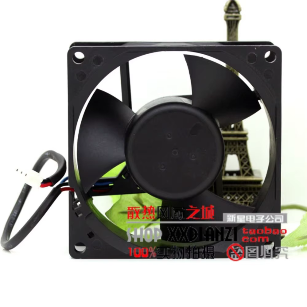 Ventilador Refrigeración 24V 0,35A 80mm Doble Rodamiento - imagen 3