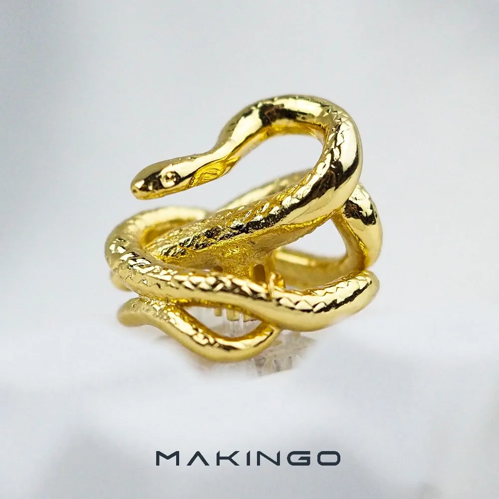 Spirit Snake Keycap, accesorios de juego de Metal único, teclas, teclado mecánico, ligero, opaco, en caja, cobre, Original