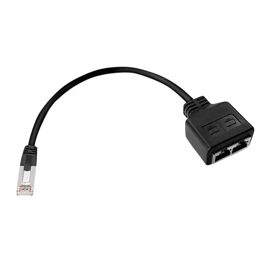 Divisor Ethernet RJ45 1 macho a 2/3 hembra, Cable LAN, Conector de extensión