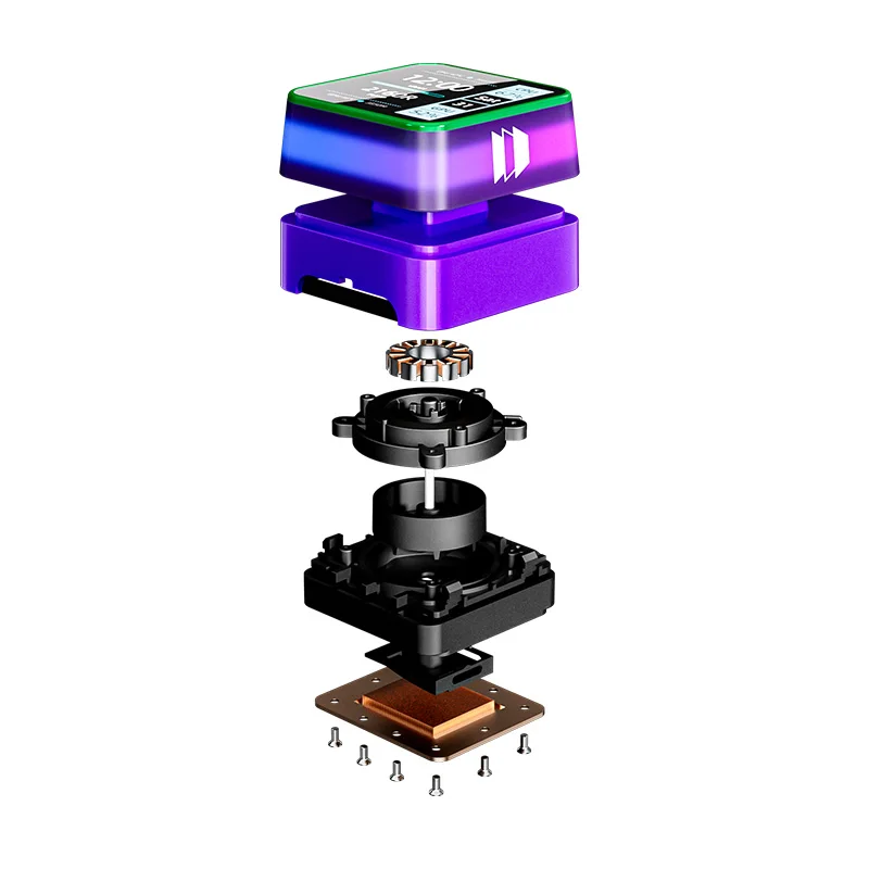 Radiador de refrigeración por agua todo en uno USIREN Neptune Vision 360 ARGB, pantalla Digital LCD de 2,8 pulgadas/soporte LGA1851/1700/115X/AM5 - imagen 5