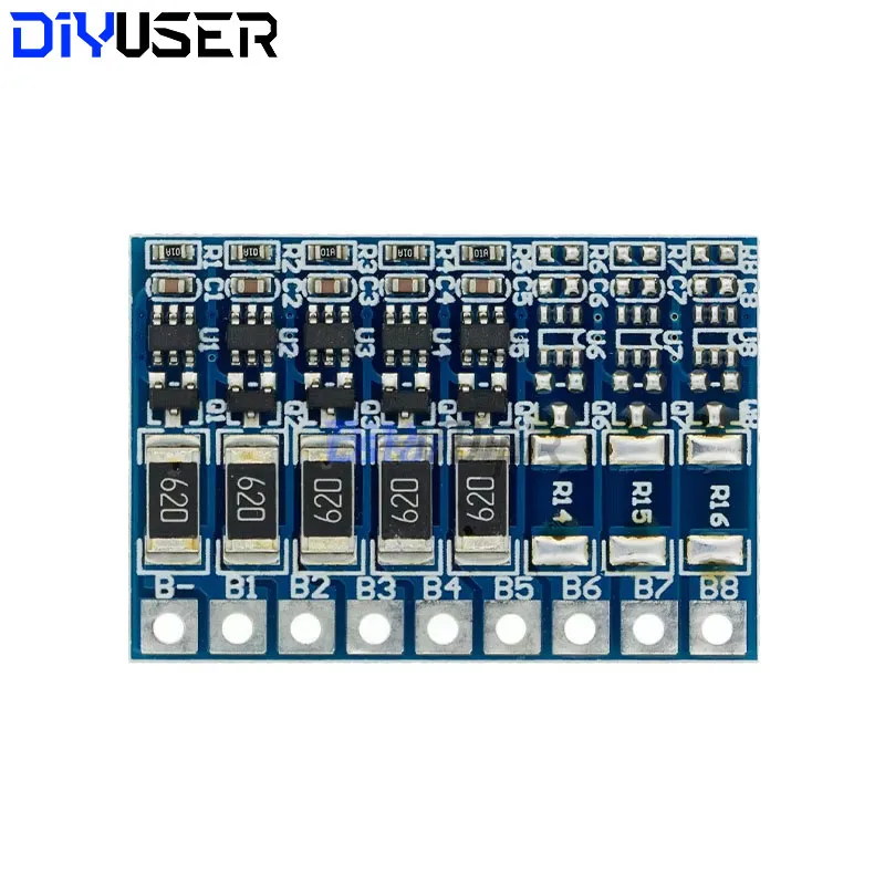 Placa de protección de función de equilibrio 5S 21V 4,2 V 68mA 5S batería Lipo de iones de litio 18650 baterías equilibradas 3S 4S 5S 6S 7S 8S - imagen 4