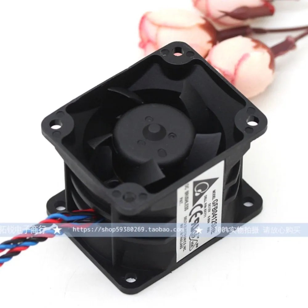 Ventilador de alta velocidad de 40 mm para ventilador de servidor Delta GFB0412SHE-FOO 12 V 0.68 A para Dell PowerEdge 1750, ventilador de refrigeración PE1750 - imagen 5