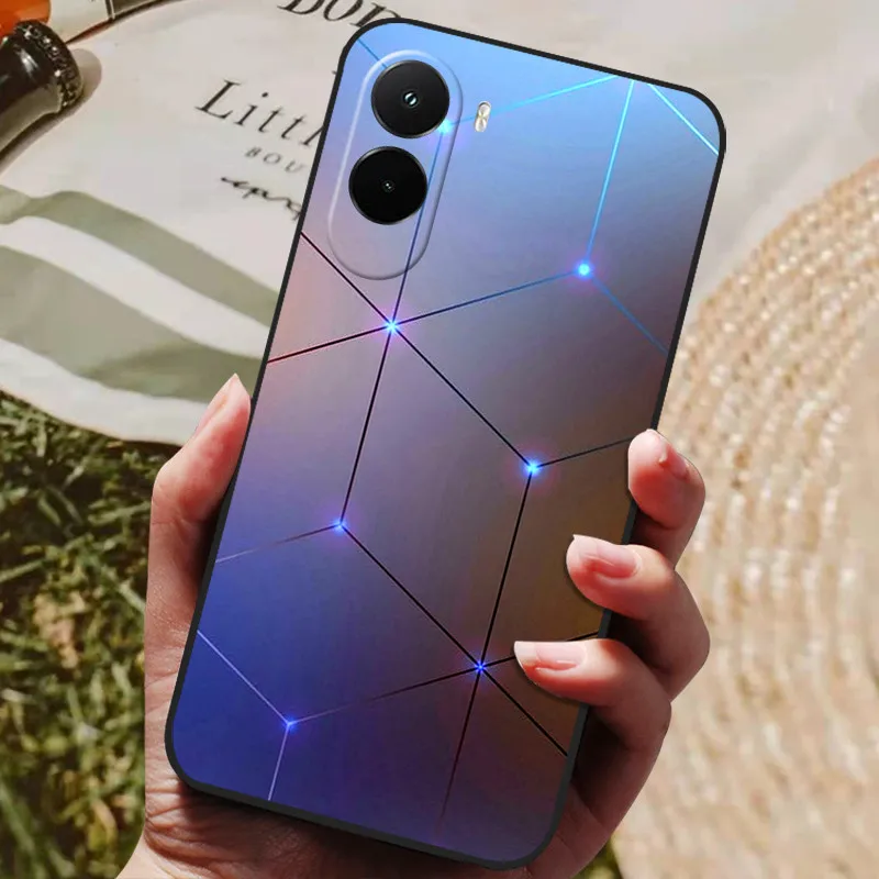 Para Xiaomi Poco M7 4G funda trasera de silicona funda de teléfono para Poco M7 Plus fundas parachoques suave coque M 7 Plus PocoM7 4G a prueba de golpes - imagen 5