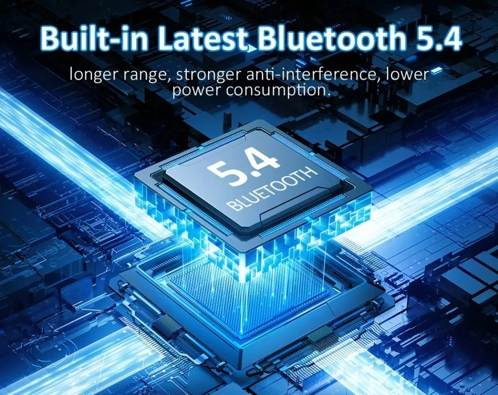 Adaptador Dongle USB Bluetooth 5,4 /5,3 / 5,1/5,0 para PC, portátil, ratón, tableta, teléfono, impresora, altavoz de juego, receptor de transmisión inalámbrico - imagen 5