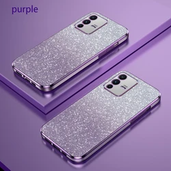 Funda Silicona Compatible Vivo V23 Pro – Brillo Degradado Protector