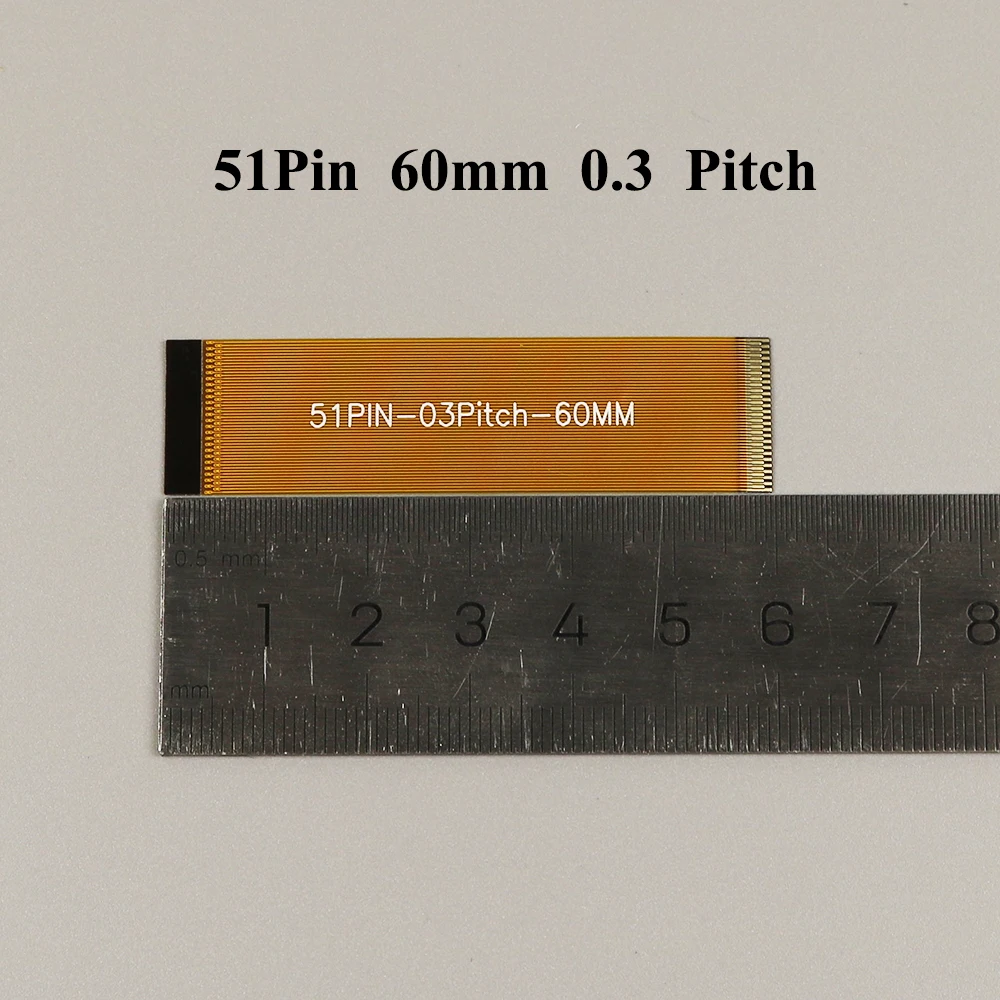 Cable flexible plano de 25P, 31P, 39P, 45P, 51P, 61P, 60mm, 0,3mm, 85mm, 120mm, 200mm, 1 unidad - imagen 5