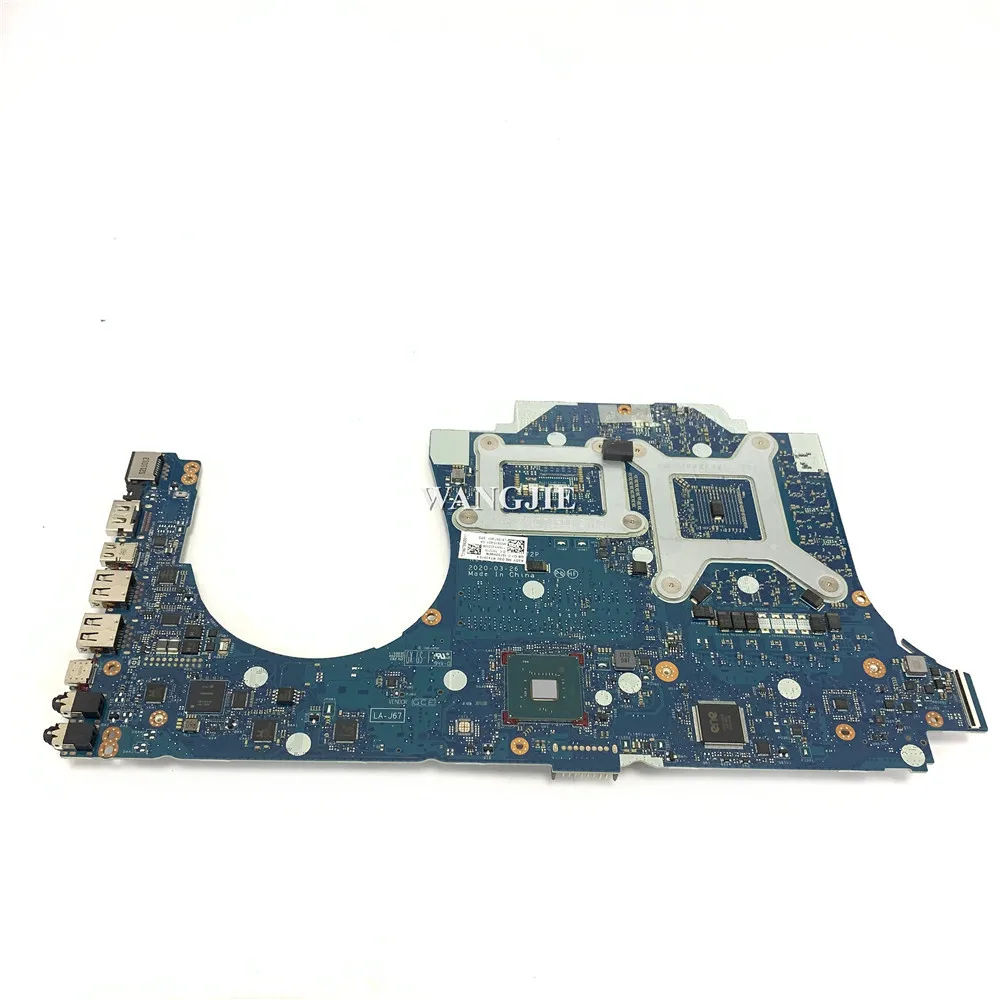 Para HP OMEN 17-CB1010CA 17-CB placa base de computadora portátil L97057-601 LA-J672P DSC RTX2070 8GB GPU i7-10750H WIN CPU 100% en funcionamiento