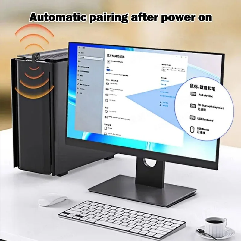 Adaptador Dongle USB Bluetooth 5,4 /5,3 / 5,1/5,0 para PC, portátil, ratón, tableta, teléfono, impresora, altavoz de juego, receptor de transmisión inalámbrico - imagen 4