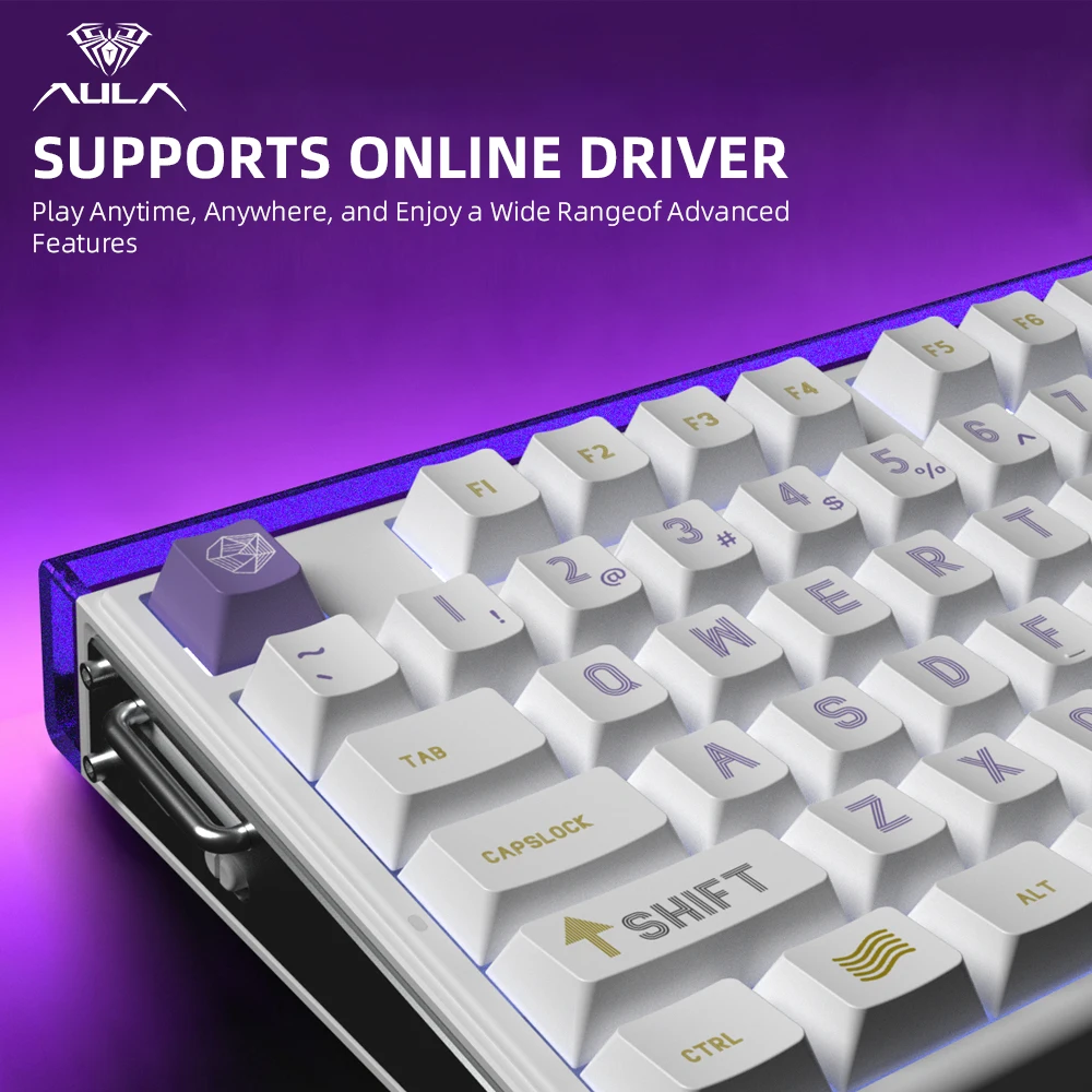 AULA HERO99-Teclado mecánico con cable, interruptor magnético, ritmo musical RGB, teclado de tasa de retorno de 8K, accesorio de ordenador para jugadores - imagen 4