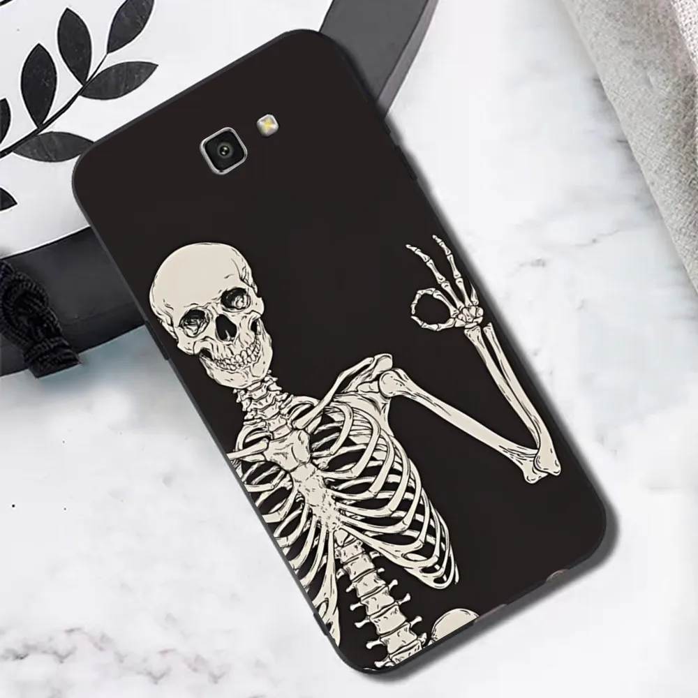 Funda de teléfono con calavera y esqueleto para Samsung S 9 10 20 21 22 23 30 23 24 Plus Lite Ultra FE S10lite Fundas - imagen 2