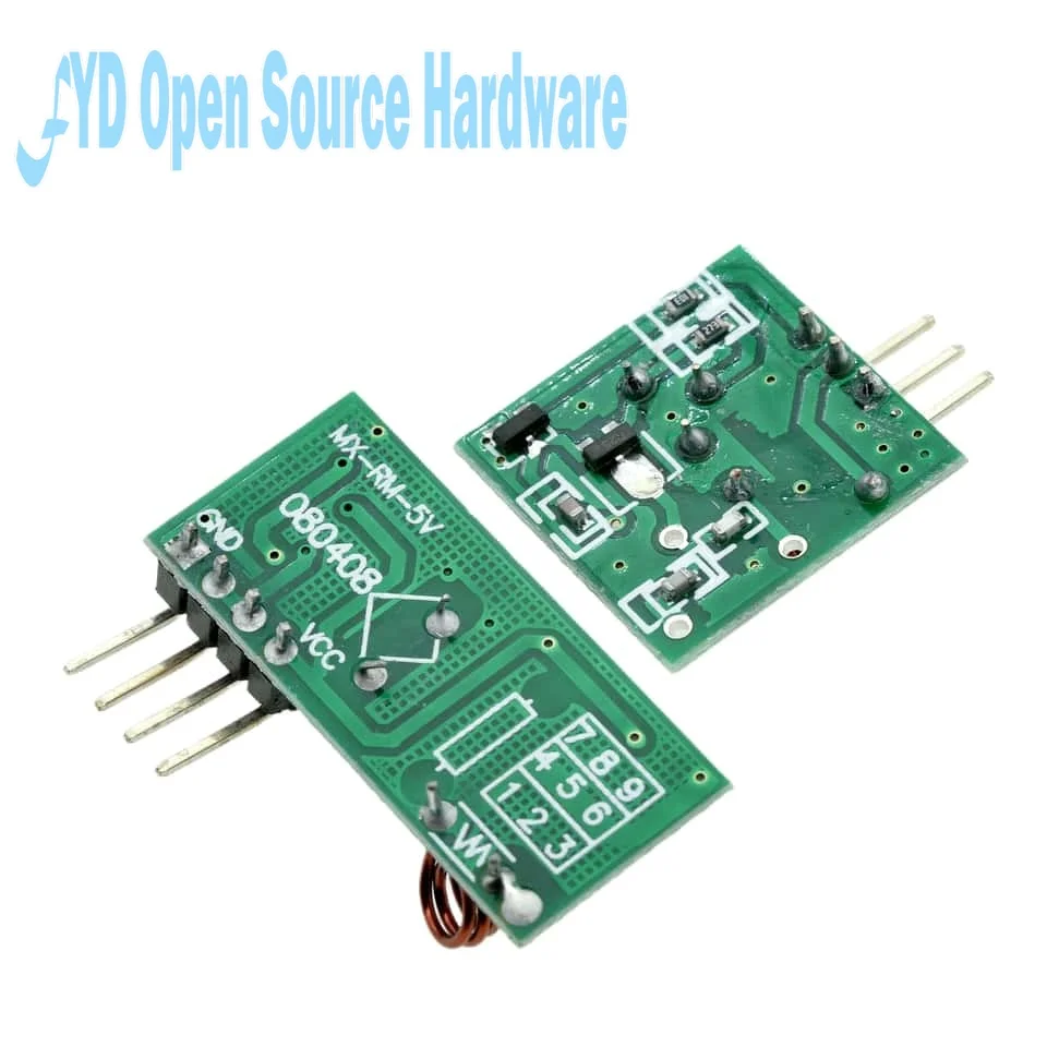 1 Conjunto 433/315MHz módulo Super regenerativo transmisor de Radio receptor transmisor receptor de 315 frecuencia - imagen 5