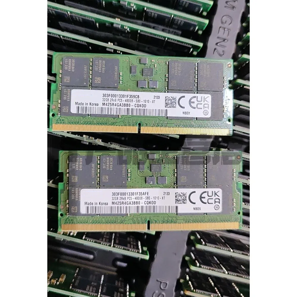 1 Uds 32G 2RX8 PC5-4800B-SB0 DDR5 SODIMM M425R4GA3BB0-CQK memoria para ordenador portátil - imagen 3