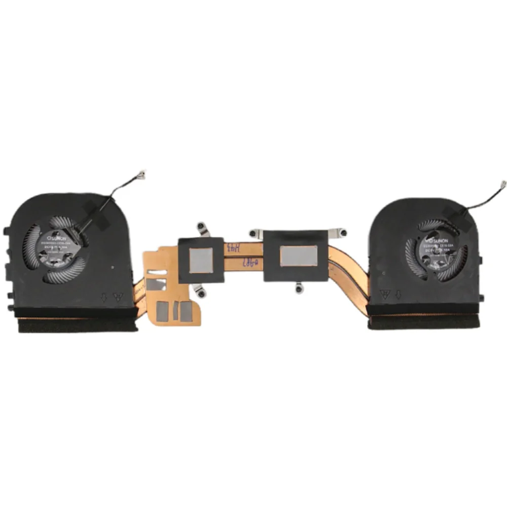 Disipador de calor del ventilador de refrigeración de la tarjeta gráfica de la CPU del ordenador portátil para Lenovo Thinkpad P1 X1 Extreme Gen2 G2 02XR044