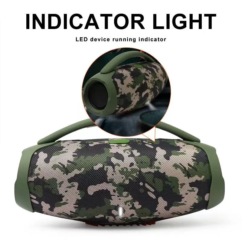 Altavoz Bluetooth de alta potencia para exteriores, Subwoofer inalámbrico portátil de 100W, resistente al agua, luz de Color RGB, estéreo envolvente 360, TWS - imagen 5