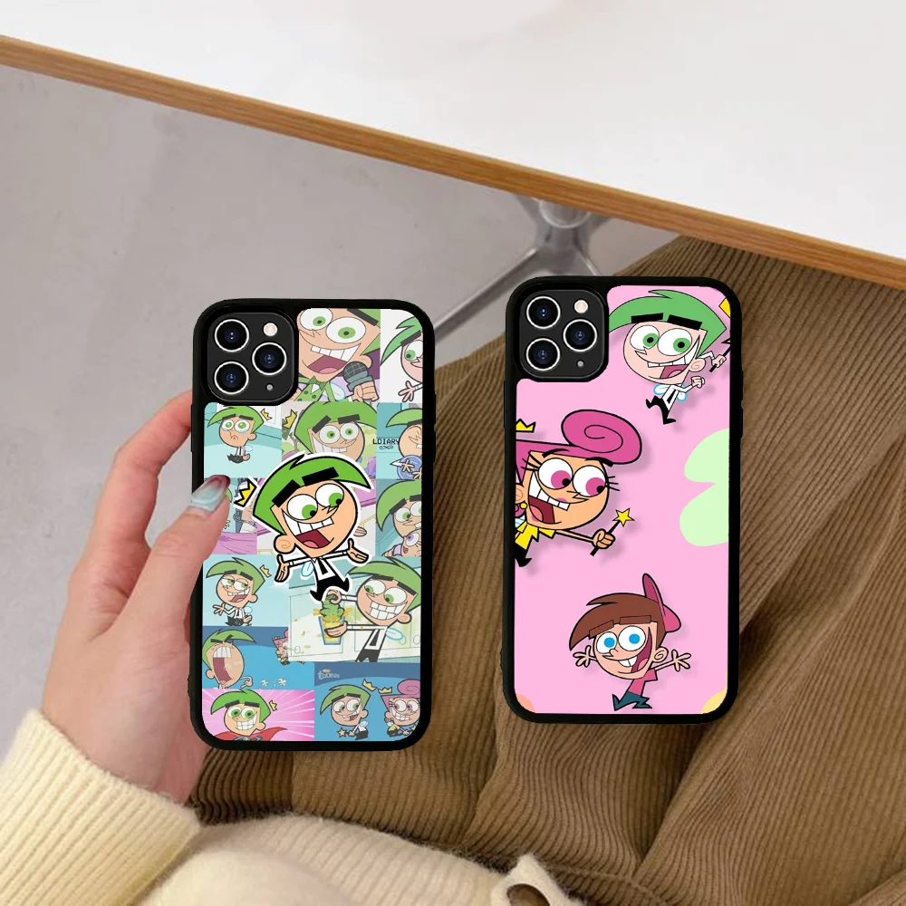 Funda de teléfono para padres bastante extraños, PC de silicona + TPU para IPhone 11 12 13 14 15 16 Plus Pro Max - imagen 2