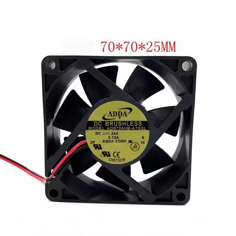 AD0724HB-A70GL 7cm 7025 24V 0.13A ventilador inversor