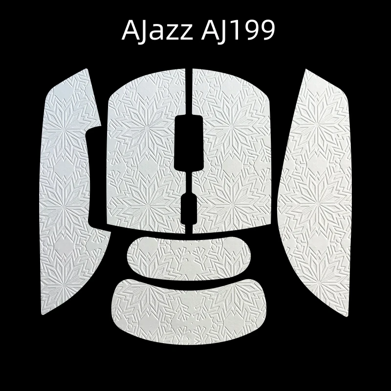 Pegatina antideslizante de ratón Ultraglide para AJazz AJ199, pegatinas antisudor, cinta antideslizante, copo de nieve, versión fina, resistente al desgaste, 1 Juego - imagen 5