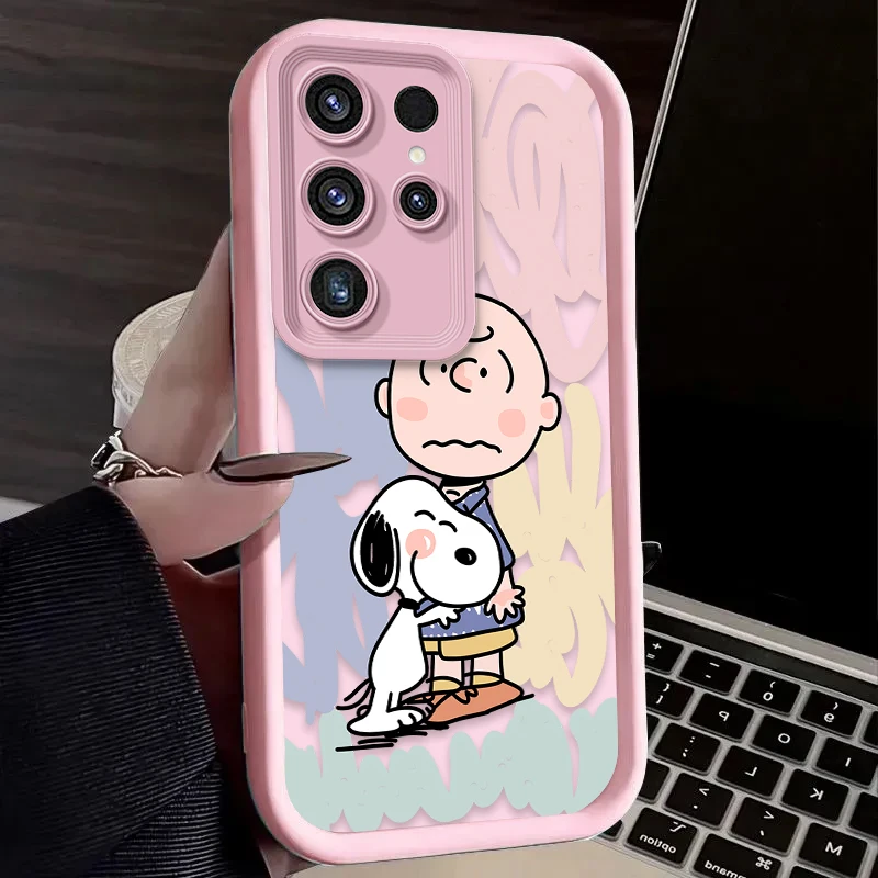 Preciosa funda de teléfono suave Snoopys para Samsung Galaxy S25 S24 S23 Ultra S22 S21 Plus FE A36 A56 A26 A16 A06 A15 A25 A35 A55 5G - imagen 5