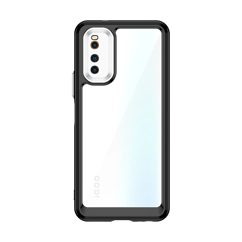 Funda protectora colorida para iQOO Neo 5/Lite/Neo 3/Neo Z1/iQOO 7 5G(India), cubierta trasera a prueba de golpes - imagen 3