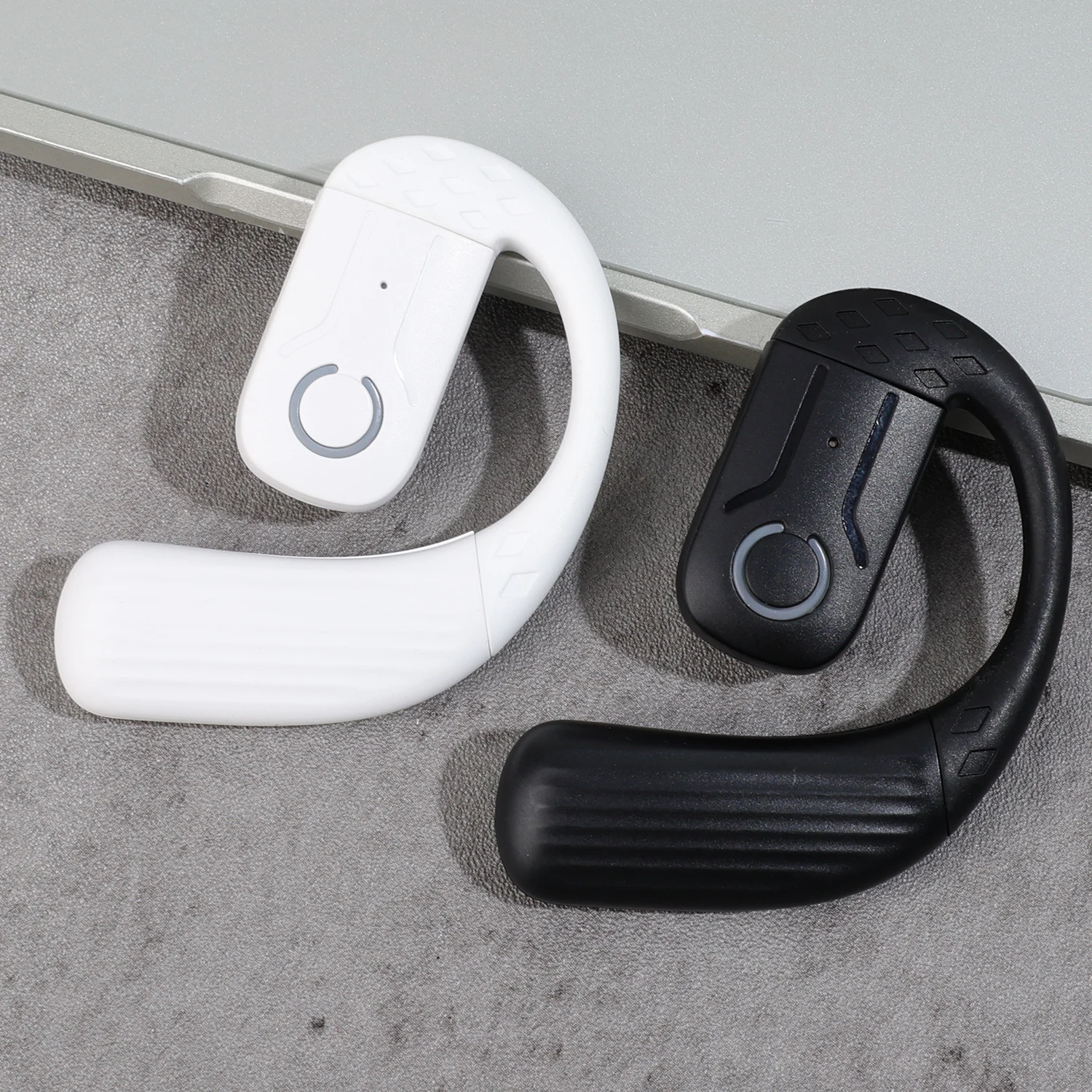 Auriculares inalámbricos giratorios con Bluetooth, cascos deportivos con gancho para la oreja y Control táctil abierto, anticaída, con reducción de ruido - imagen 2