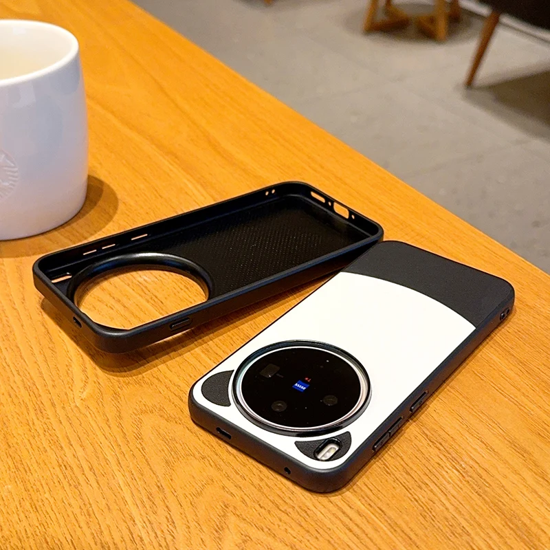 Funda para VIVO X300 Pro Panda Color moda lindo tela patrón de cuero cubierta de protección para VIVO X300 X200 Pro Mini X200S - imagen 5