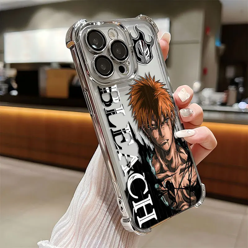 Funda chapada en lejía de Anime para Samsung S25 S24 S23 S22 S21 S20 FE Note20 Plus Ultra 4G 5G, funda trasera de Airbag anticaída - imagen 5