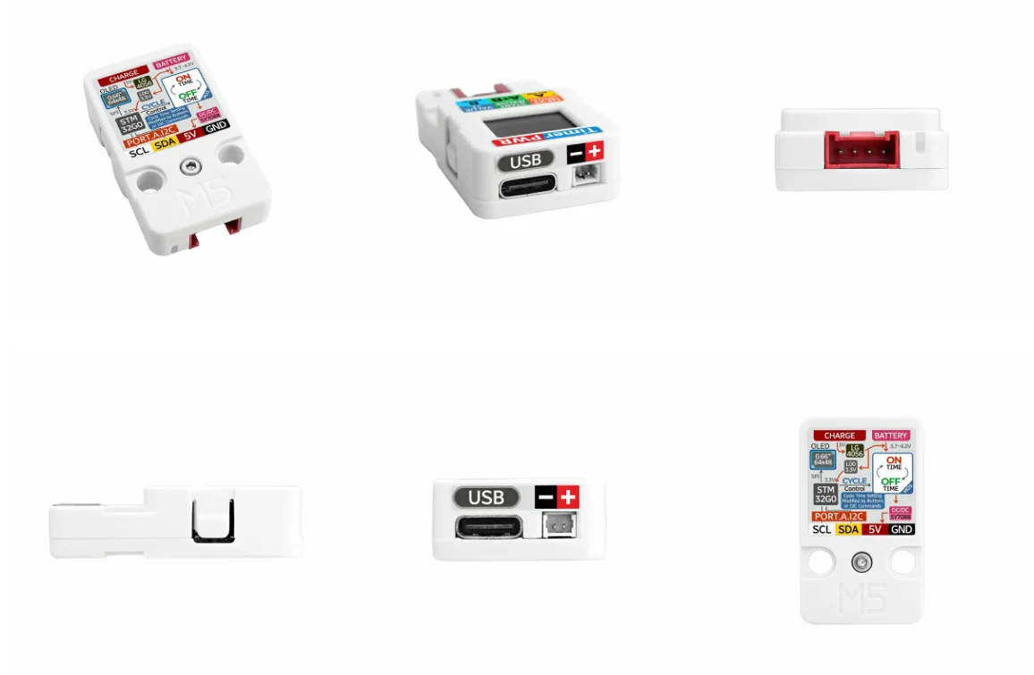 Unidad M5Stack TimerPWR carga inteligente de baja potencia/descarga/interruptor de temporizador/pantalla de pantalla/controlador de salida de refuerzo - imagen 5