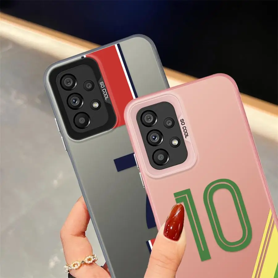 Funda trasera para teléfono Samsung Galaxy A15 A16 A21s A23 A32 A34 A36 A35 A11 A12 A13 A14 A26 A31 A17 A20s A24 A25 FootBall - imagen 2