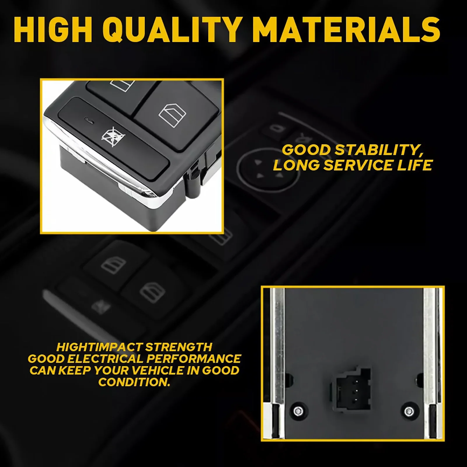 Interruptor de Control de Ventanilla de coche, accesorio para Mercedes Benz CLA250, GL550, GLE550, ML550, 1669054400 - imagen 4