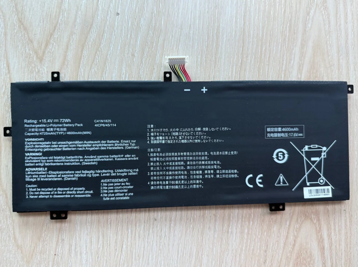 Batería de ordenador portátil C41N1825 para ASUS VivoBook X403FA-H522D 14 ADOL13FN I403FA ADOL13U ADOL14FA EB139T EB210T EB126T EB210R - imagen 4