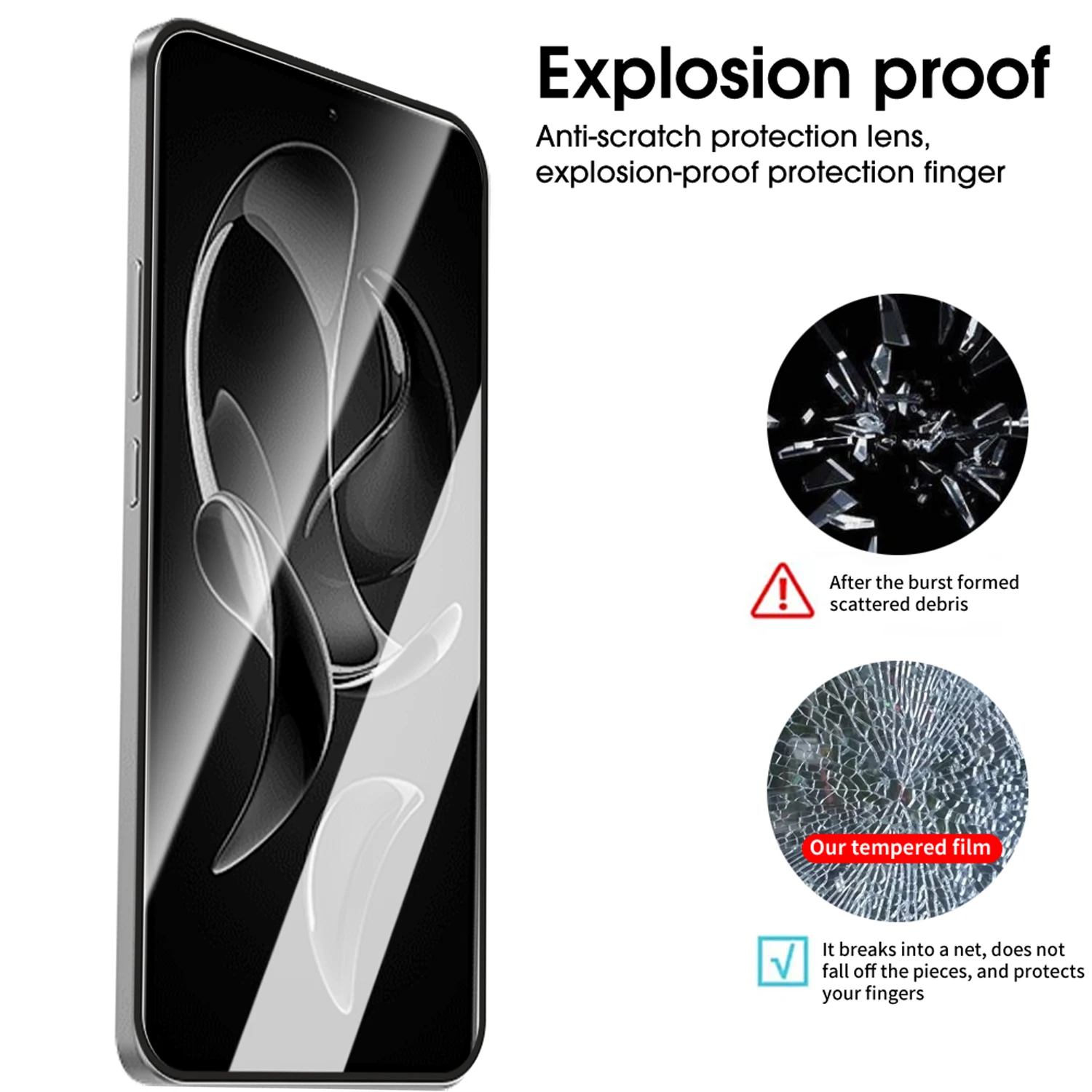 Vidrio templado de cubierta completa fácil de instalar sin polvo para Xiaomi Mi Poco X7 Pro X7Pro protectores de pantalla de dureza 9H película transparente HD - imagen 3
