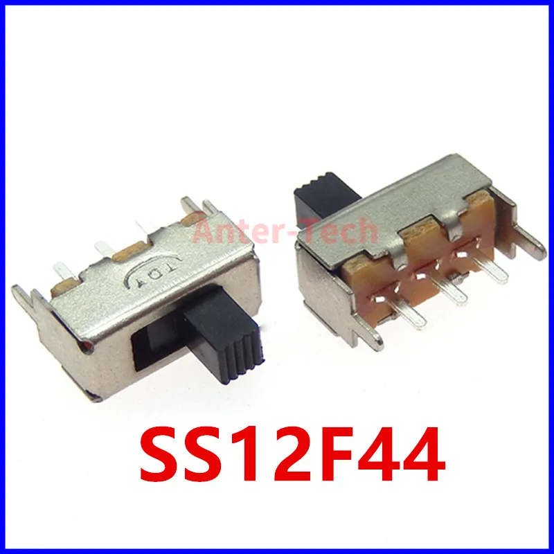 Interruptor de palanca Vertical de una sola fila, piezas SS12F44 de 3 pines, longitud de mango de 4MM, 10 SS-12F44G4 - imagen 2