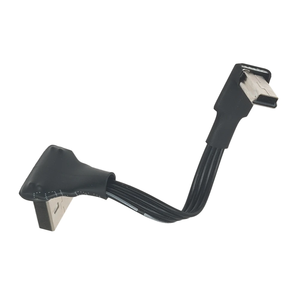 5CM-3M Mini USB tipo B 5pin macho arriba abajo izquierda derecha en ángulo de 90 grados a USB 2,0 Cable de datos macho 5CM 10CM 20CM 30CM 50CM 1M 2M - imagen 3