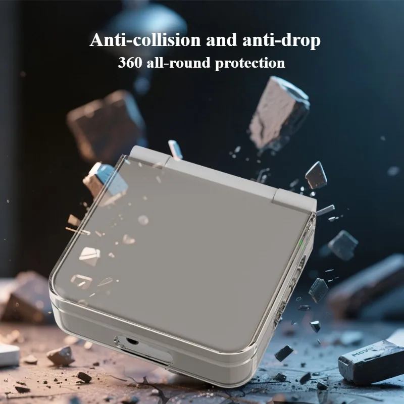 Funda protectora para consola de juegos portátil Miyoo Flip V2, funda protectora para PC, caja de almacenamiento antiarañazos, funda tipo dividido lavable - imagen 4