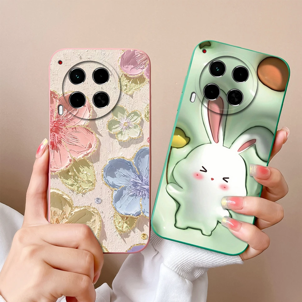 Funda suave para teléfono Tecno Camon 30 Pro 30Premier, bonita funda trasera protectora de silicona líquida anticaída, estilo creativo - imagen 3